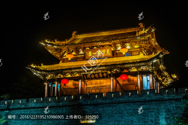 臺兒莊古城局部特寫