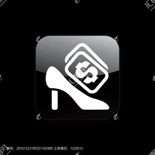 說(shuō)明單孤立鞋價(jià)格圖標(biāo)