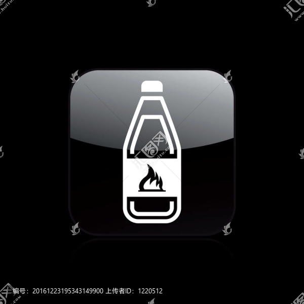 說明單孤立危險瓶圖標