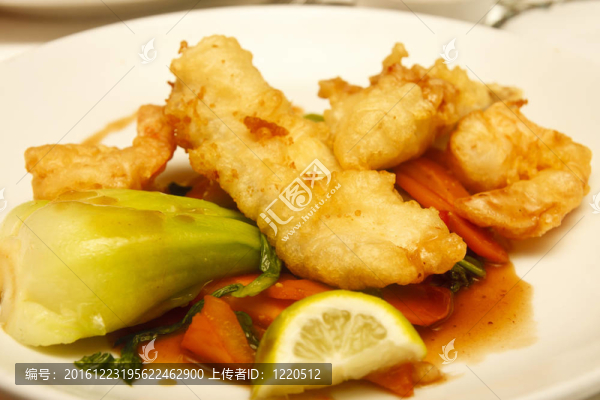 韭菜檸檬天婦羅