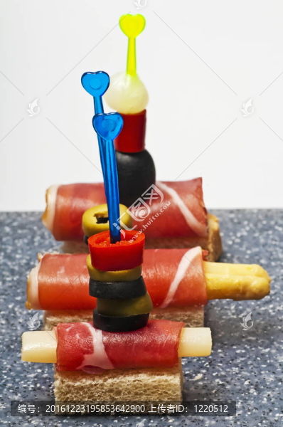 火腿蘆筍