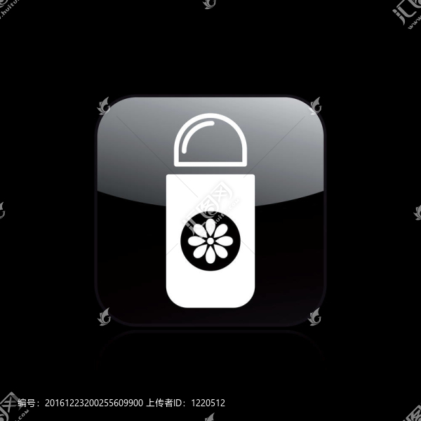 說明單孤立除臭劑圖標(biāo)