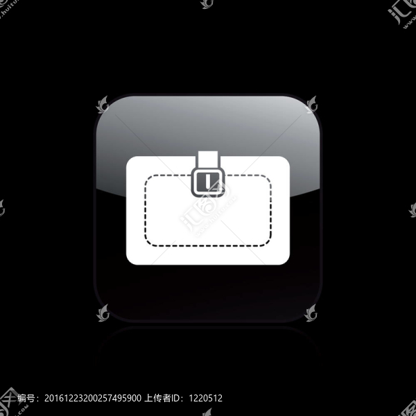 插圖單孤立袋圖標(biāo)