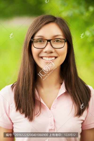 美麗亞洲女人肖像