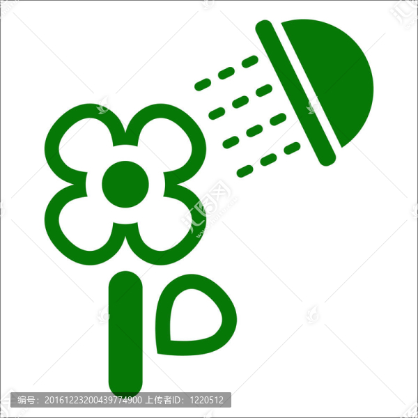 插圖單孤立花卉圖標(biāo)