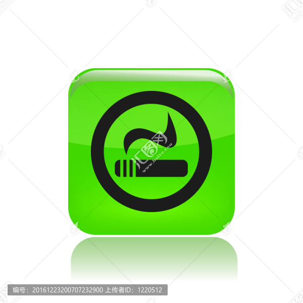 單孤立煙霧圖標(biāo)說(shuō)明