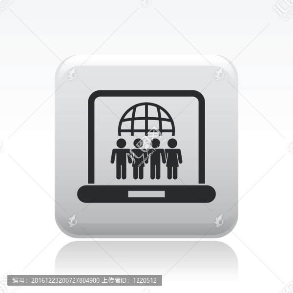 單個(gè)社會(huì)網(wǎng)絡(luò)圖標(biāo)的說明