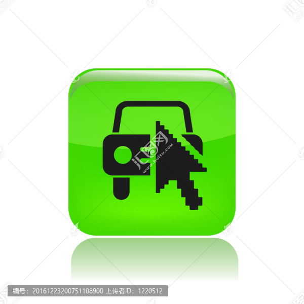 說明單個孤立網(wǎng)站汽車圖標