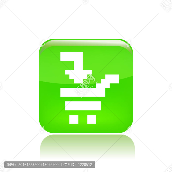 單個孤立像素計算機圖標說明