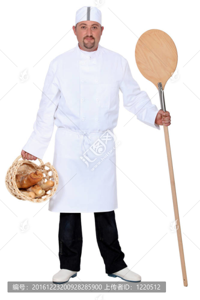 Baker與籃子和槳