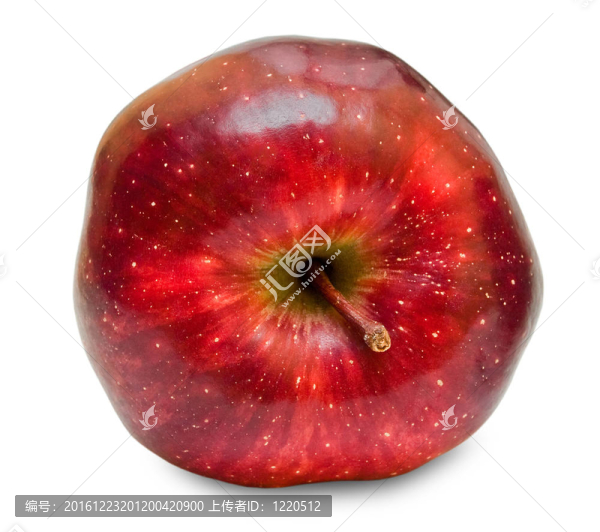 紅蘋果孤立在白色背景