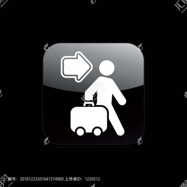 單個旅行圖標的說明