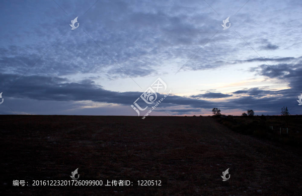 鄉(xiāng)村景色日出