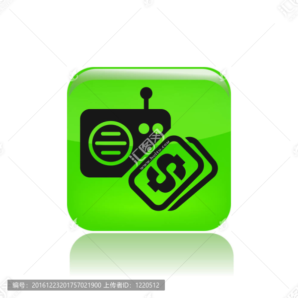 插畫單個(gè)收音機(jī)價(jià)格圖標(biāo)