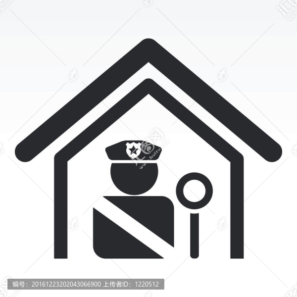 單一派出所圖標(biāo)圖示
