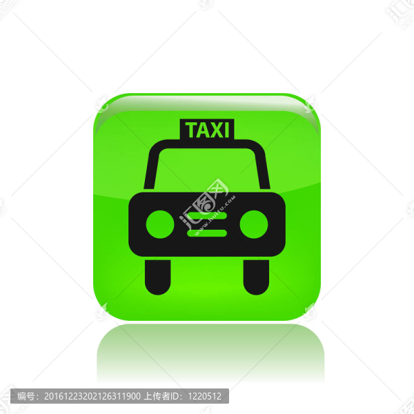 說(shuō)明單個(gè)孤立出租車圖標(biāo)