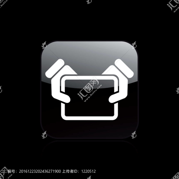 插圖單孤立托盤(pán)圖標(biāo)