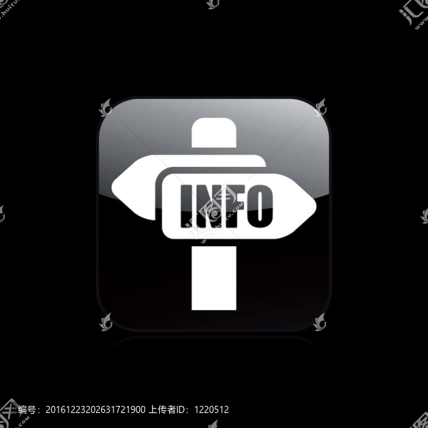 說明單個(gè)孤立的卡特爾信息圖標(biāo)