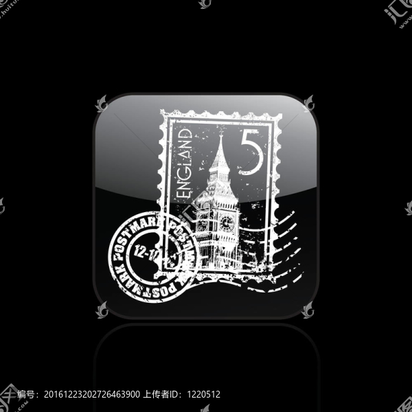 說(shuō)明單孤立英國(guó)圖標(biāo)