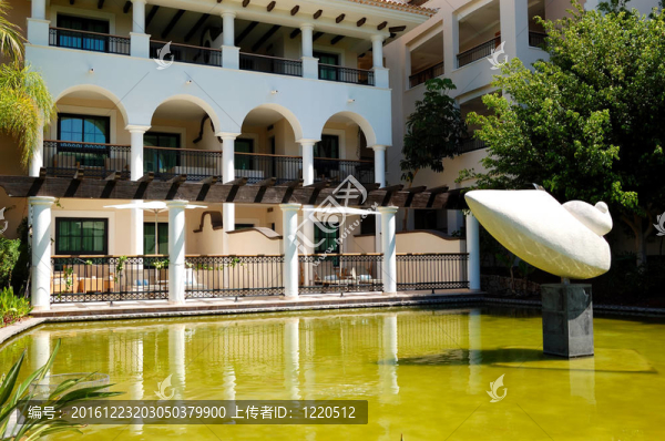 豪華酒店建筑；特內(nèi)里費(fèi)島；西班牙