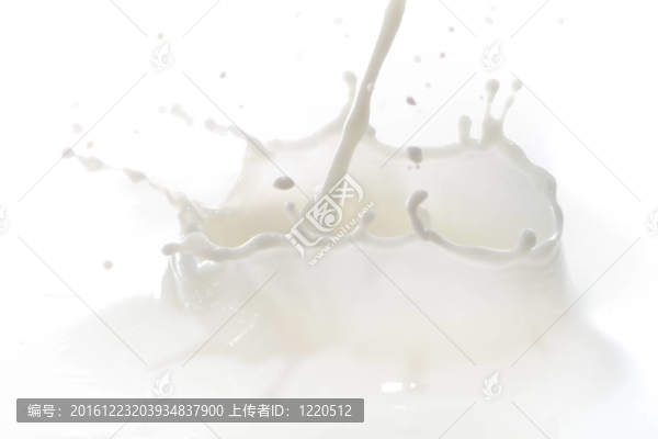 牛奶濺
