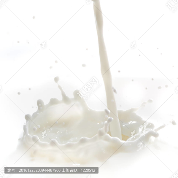 牛奶濺