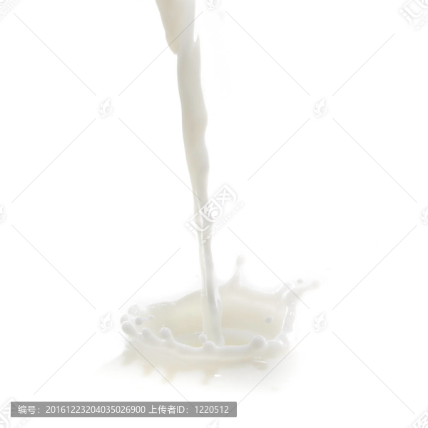 牛奶濺