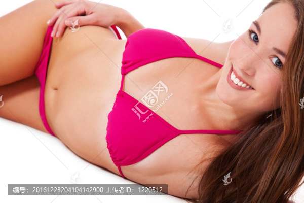 在比基尼美女