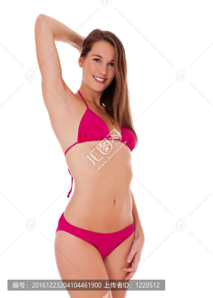 在比基尼美女