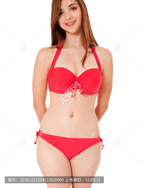 在比基尼美女