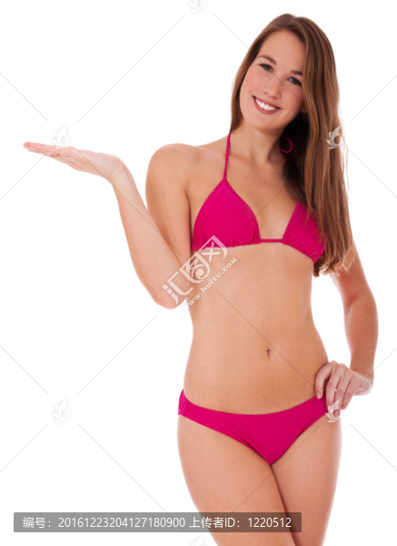 在比基尼美女