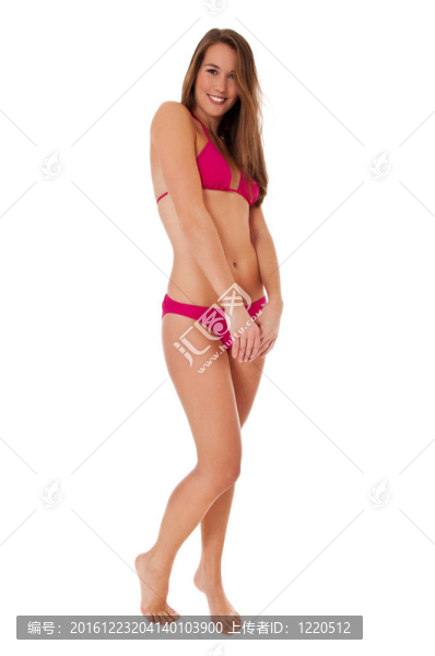 在比基尼美女