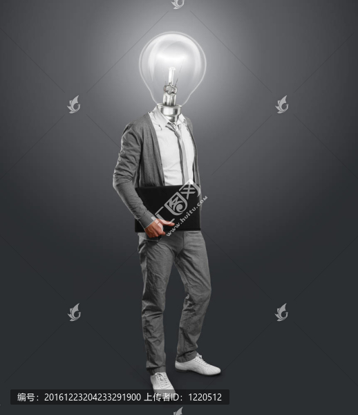 燈頭商人與筆記本電腦
