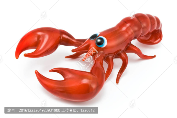 紅玻璃的小龍蝦
