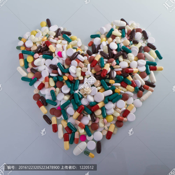 各種形狀的藥丸