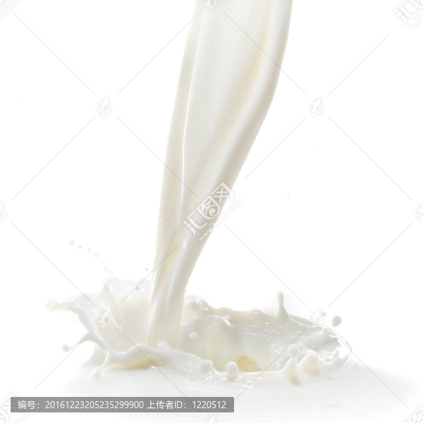 牛奶濺