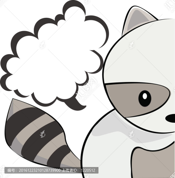 可愛(ài)的浣熊