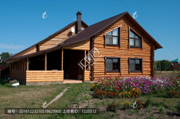 小屋。