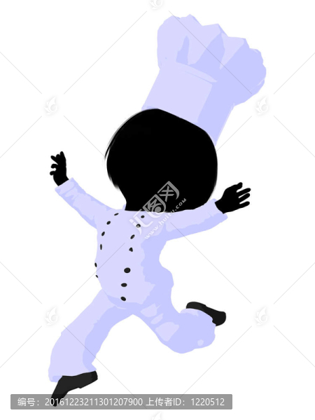 小女孩插畫(huà)剪影