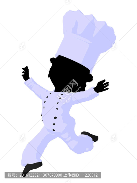 美國黑人小女孩插畫剪影