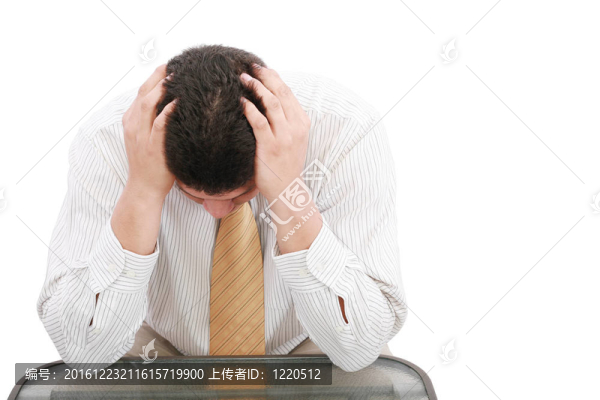 親密的商人手拉手面對(duì)面