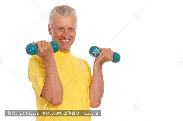 老運(yùn)動(dòng)員與啞鈴