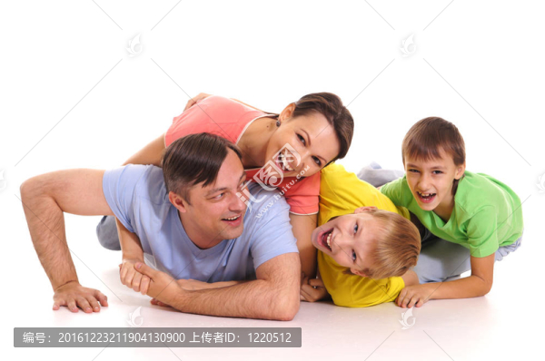 可愛的全家福