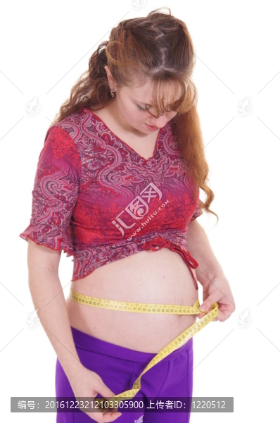 帶刻度的孕婦