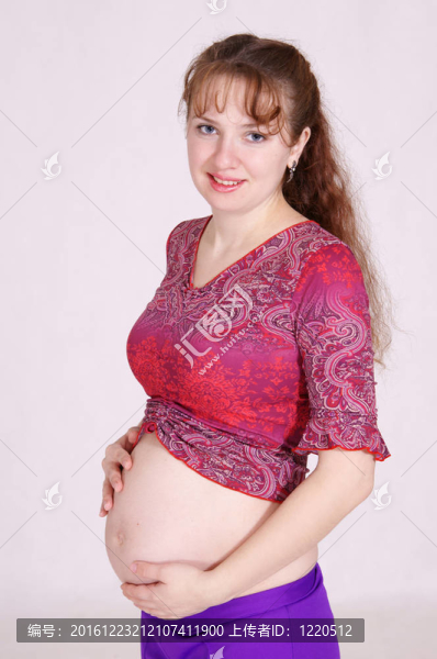 懷孕的女人肖像