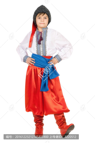 烏克蘭民族服裝男孩