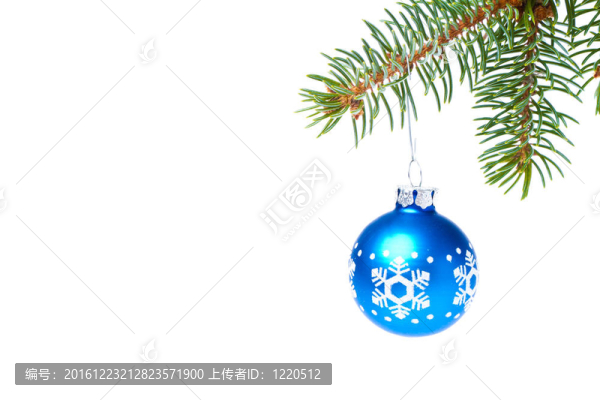 云杉圣誕樹(shù)吊球