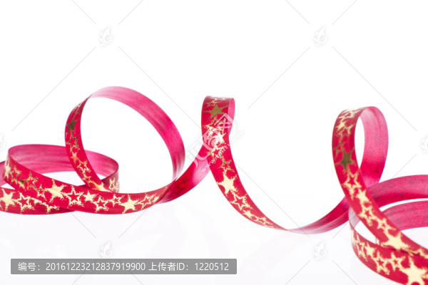白底紅絲帶
