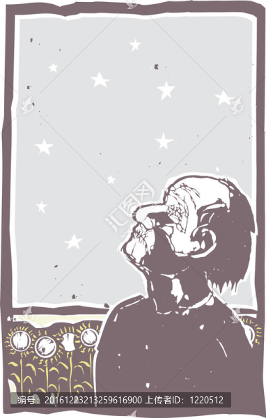 盲人和向日葵