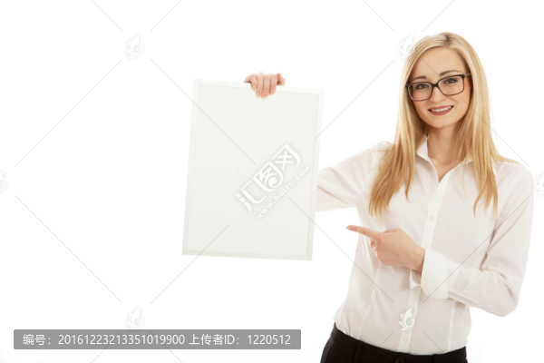 年輕的succsessfull商業(yè)女性孤立在白色背景